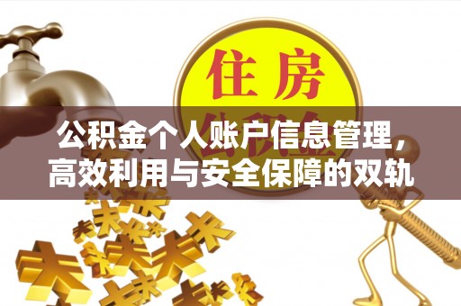 金塘公积金个人账户信息管理，高效利用与安全保障的双轨并行