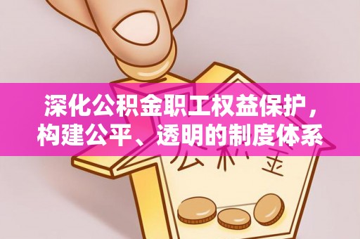 金塘深化公积金职工权益保护，构建公平、透明的制度体系