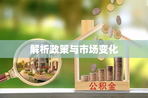 金塘解析政策与市场变化