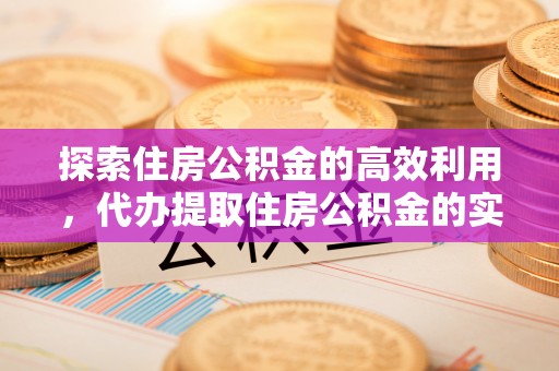 金塘探索住房公积金的高效利用，代办提取住房公积金的实用指南