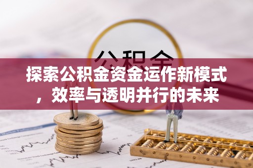 金塘探索公积金资金运作新模式，效率与透明并行的未来