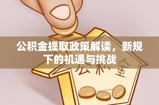 金塘公积金提取政策解读，新规下的机遇与挑战