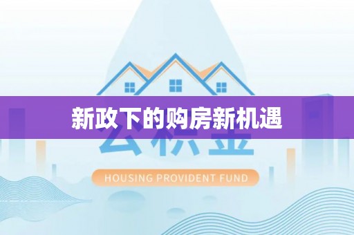 金塘新政下的购房新机遇