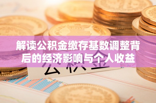 金塘解读公积金缴存基数调整背后的经济影响与个人收益