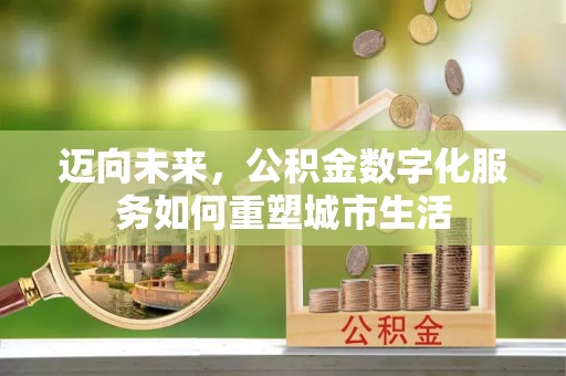 金塘迈向未来，公积金数字化服务如何重塑城市生活