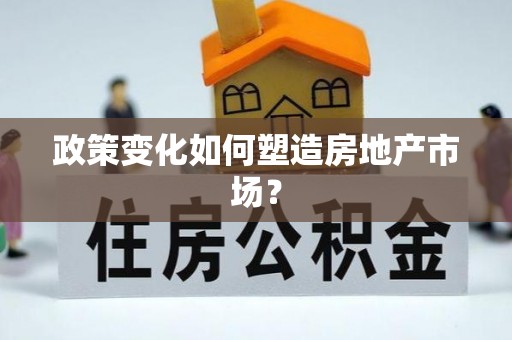 金塘政策变化如何塑造房地产市场？