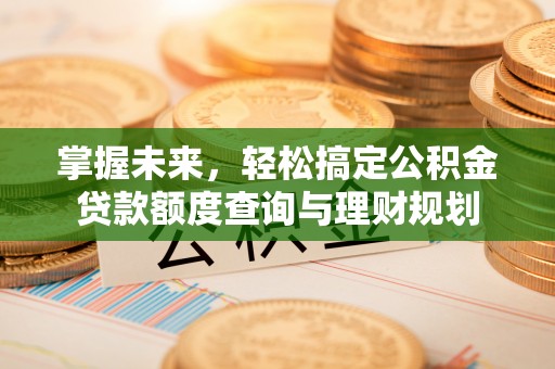 金塘掌握未来，轻松搞定公积金贷款额度查询与理财规划