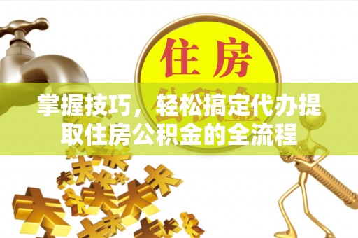 金塘掌握技巧，轻松搞定代办提取住房公积金的全流程
