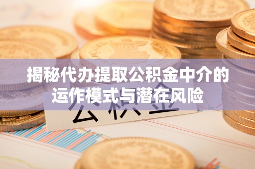 金塘揭秘代办提取公积金中介的运作模式与潜在风险