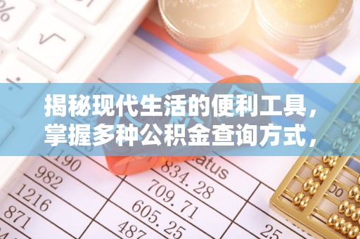 金塘揭秘现代生活的便利工具，掌握多种公积金查询方式，让财富管理更轻松