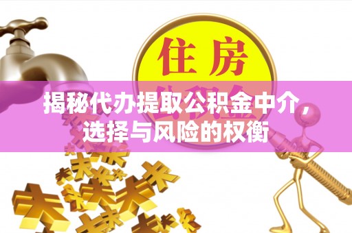 金塘揭秘代办提取公积金中介，选择与风险的权衡