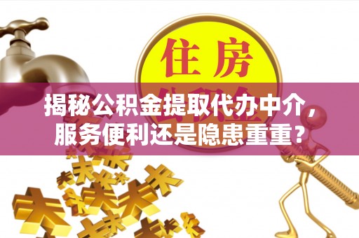 金塘揭秘公积金提取代办中介，服务便利还是隐患重重？
