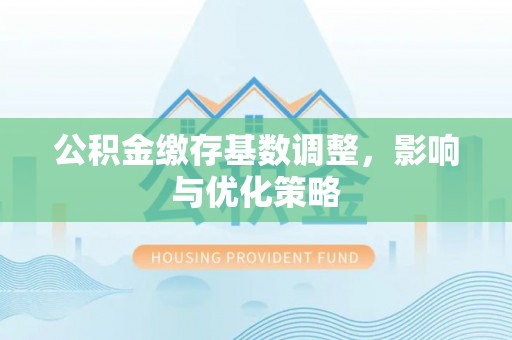金塘公积金缴存基数调整，影响与优化策略