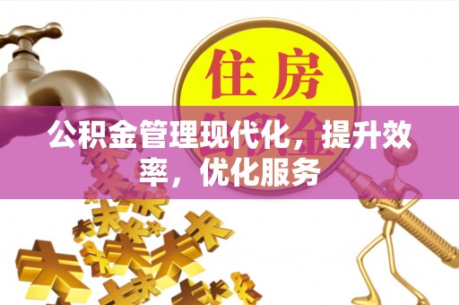 金塘公积金管理现代化，提升效率，优化服务