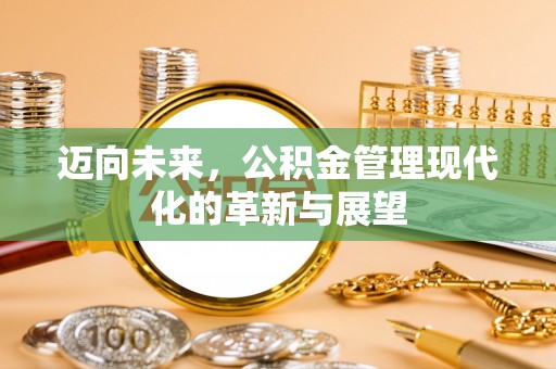 金塘迈向未来，公积金管理现代化的革新与展望