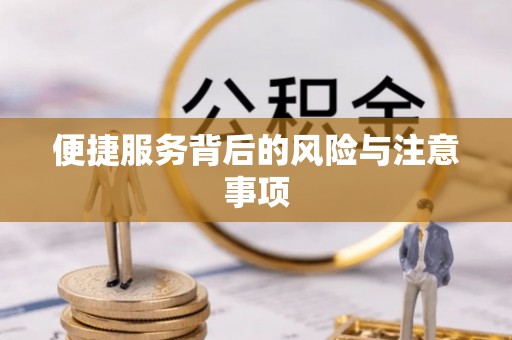 金塘便捷服务背后的风险与注意事项